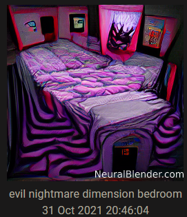 evil nightmare dimension bedroom
